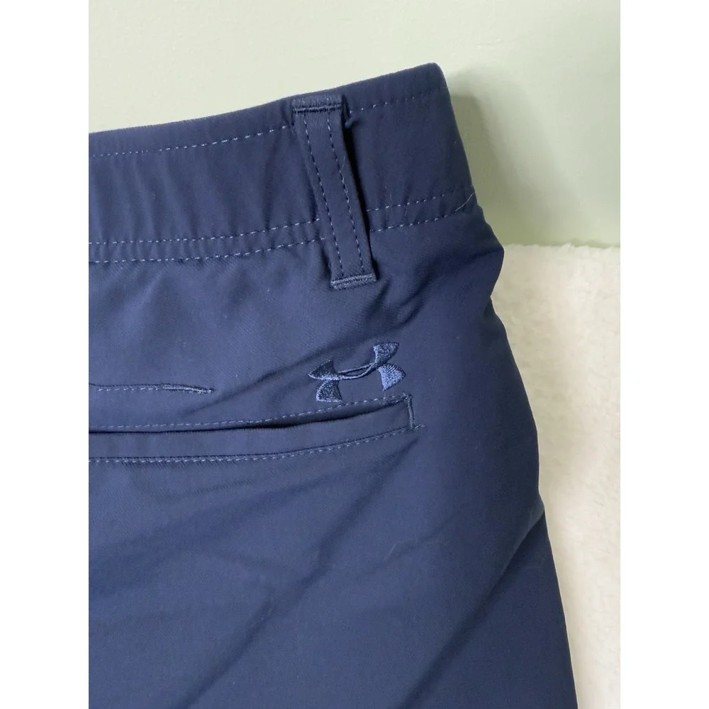Under Armour Pants Mens 38 x 32 Navy Golf Performance Stretch 4 Pocket 1342263‎